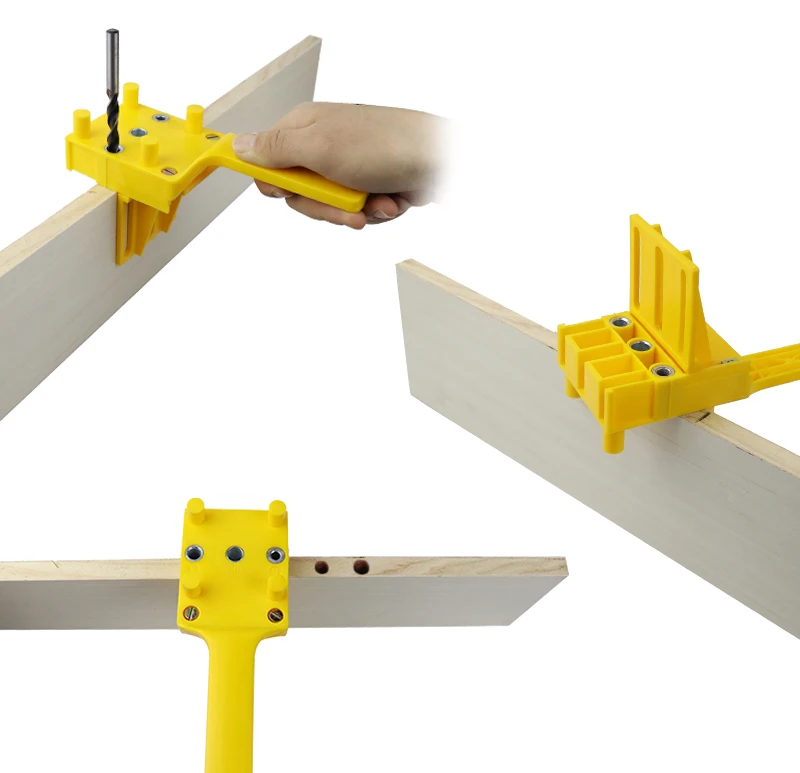 Быстрый дерева устройство Doweling АБС-пластик Ручной Карманный Дырокол система 6/8/10 мм сверло перфоратора для столярных работ дюбель суставы