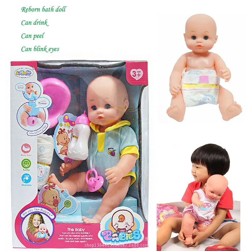 22inch Lifelike Silicone Reborn Baby Kits Vinyl Doll Real ...