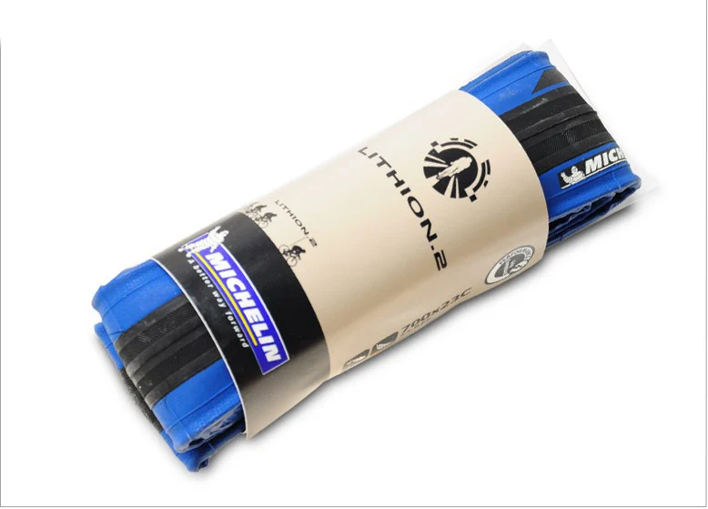 Складные шины Michelin, LITHION-2 шины для шоссейного велосипеда 700* 23c, удобные высококачественные шины для велосипеда - Цвет: blue