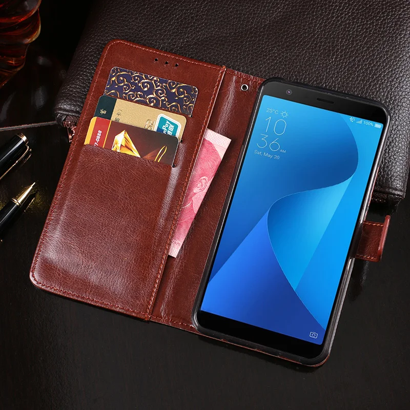 Itgoogo для Asus Zenfone Max Plus ZB570TL чехол Высококачественная крышка флип раскладный