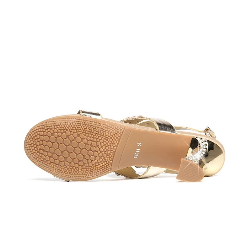 E TOY WORD 2019 Sandals Women Summer High Heels thick with women's Rhinestone Sandals Sexy Crystal Open Toe Sandals Women E TOY WORD 2019 Sandals Women Summer High Heels thick with women's Rhinestone Sandals Sexy Crystal Open Toe Sandals Women