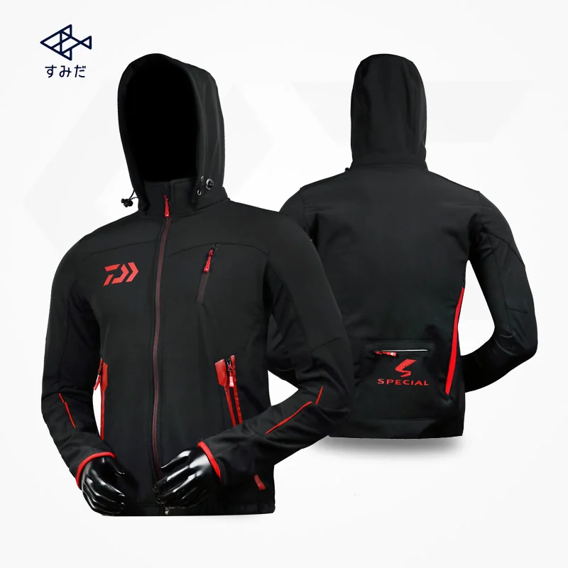 

2017 NEW DAIWA Fishing clothes Plus velvet Autumn And Winter DAWA Keep warm waterproof soft shell DAIWAS Free shipping