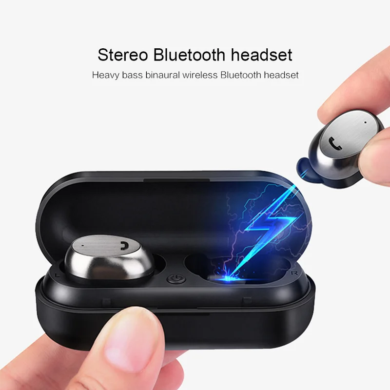 Беспроводные Bluetooth наушники TWS с микрофоном свободные руки беспроводные мини
