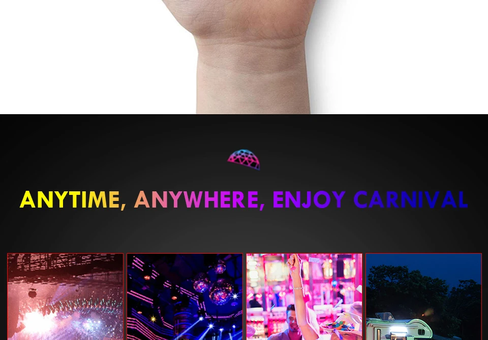 Mini USB led Party Lights Portable Crystal Magic Ball (13)