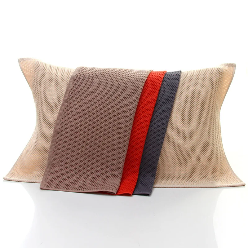 

Logo Customized Combed Cotton Pillow Towel 52x78cm water absorption Breathable Soft No Fading Eco-Friendly