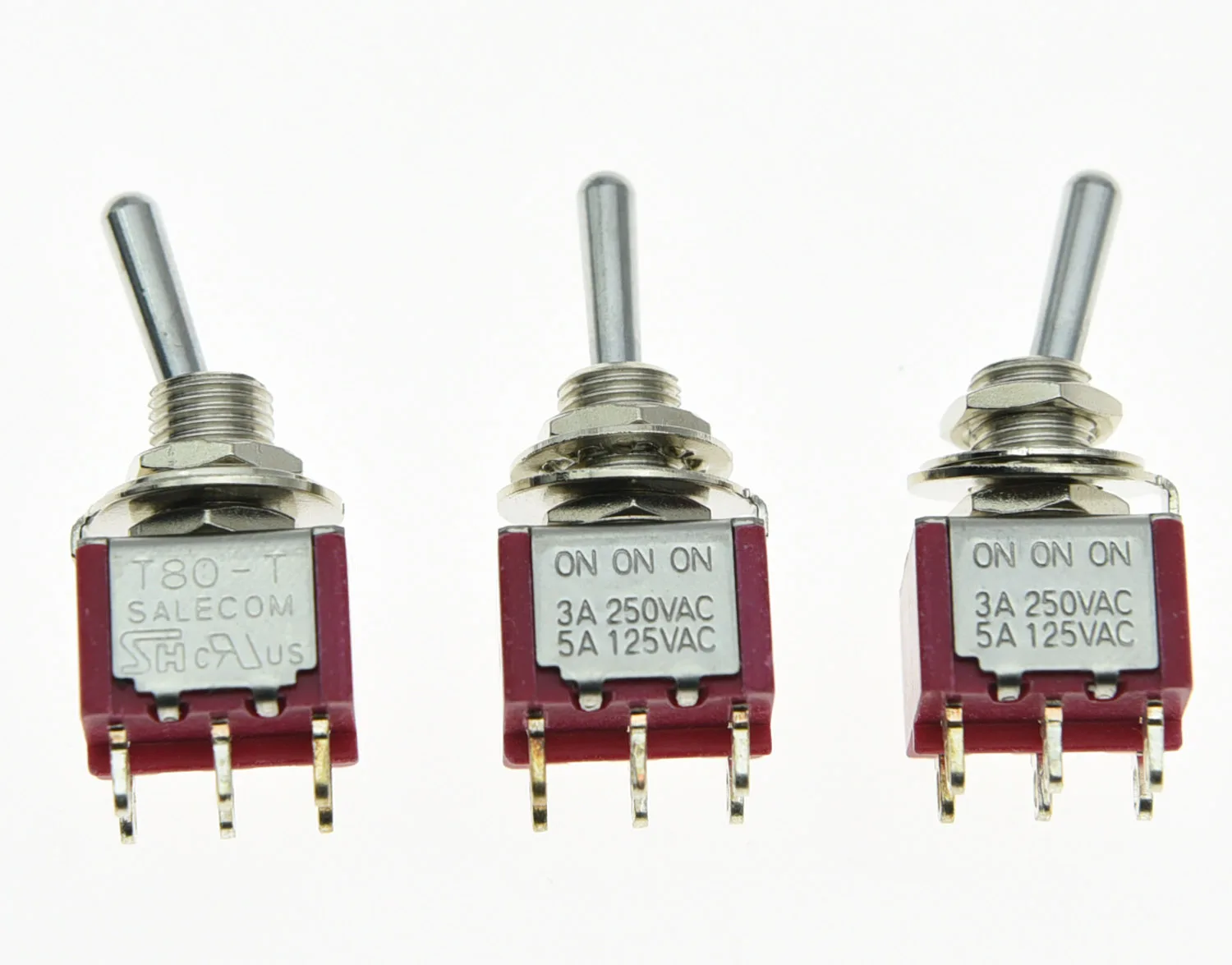Мини переключатель KAISH 3x DPDT 6 Pin 3 Way ON/ON Guitar SALECOM для автомобилей/лодок|guitar switch way|guitar