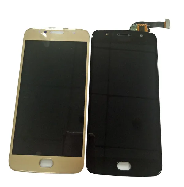 Черный золотой цвет для Motorola Moto G5S XT1793 XT1792 XT1794LCD дисплей с сенсорным сенсором стекло Digiziter сборка с комплектами