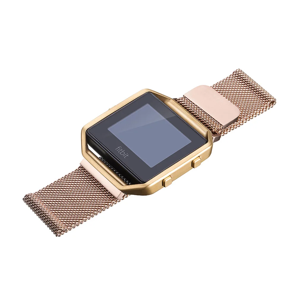 Tschick для Fitbit Blaze с рамкой Нержавеющая сталь заменить Для мужчин t Регулируемый