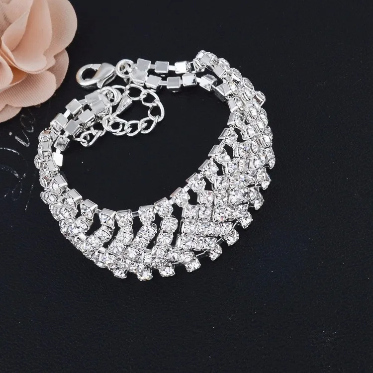 TOUCHEART серебряные браслеты с кристаллами и камнями для женщин, браслет для женщин, романтическое ювелирное изделие, ювелирные изделия, Браслеты Mujer SBR140166SR