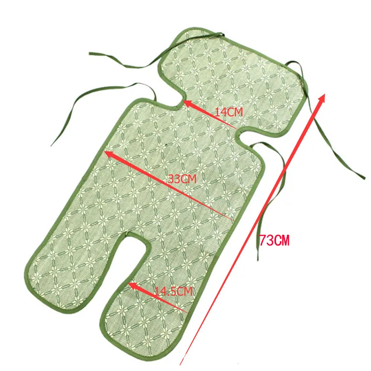 Летняя детская коляска охлаждающий коврик натуральный льняной коврик подушка сиденье матрас подкладка Универсальный Детский защита сиденья аксессуар