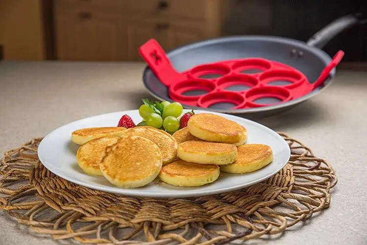 Omelette силиконовая форма для оладьев с высокой температурой флиппин фантастические сковородки Инструменты для выпечки