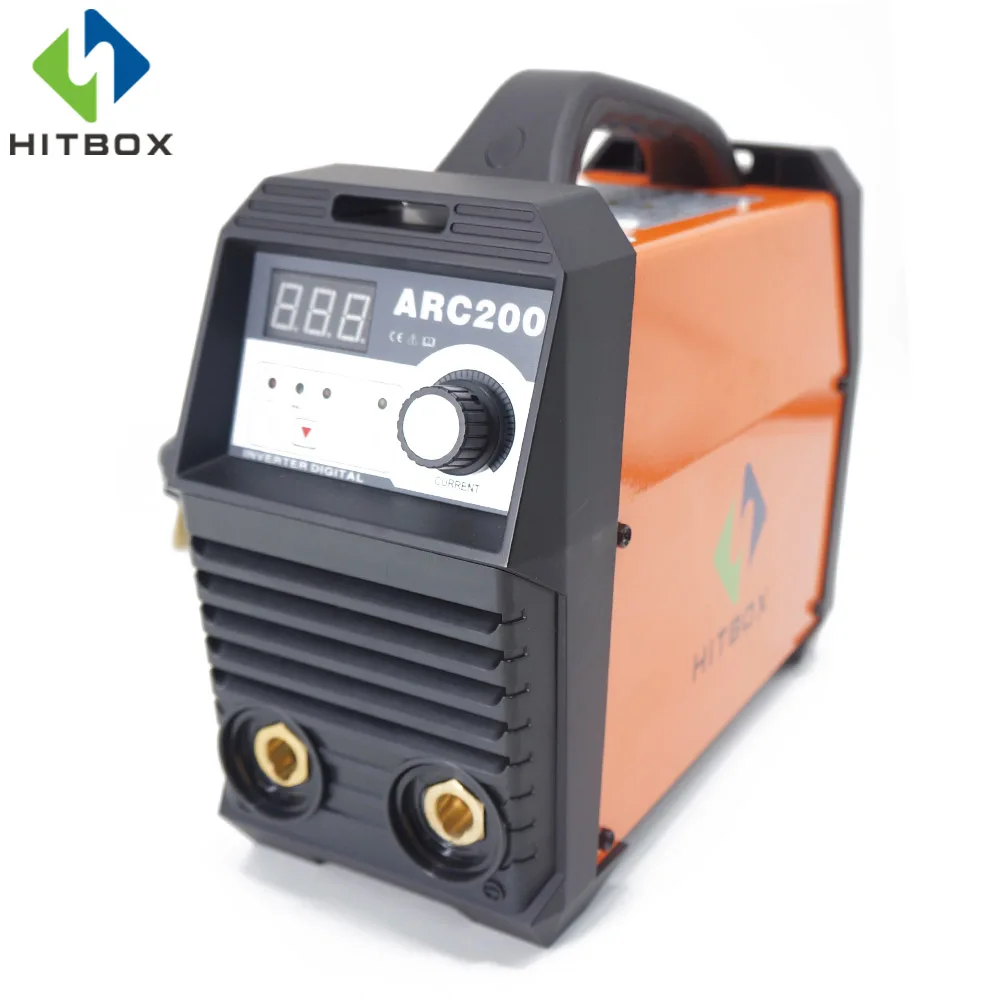 

HITBOX Arc Welder Digital Control ARC200 IGBT Machines Single Phase 220V With Accessories