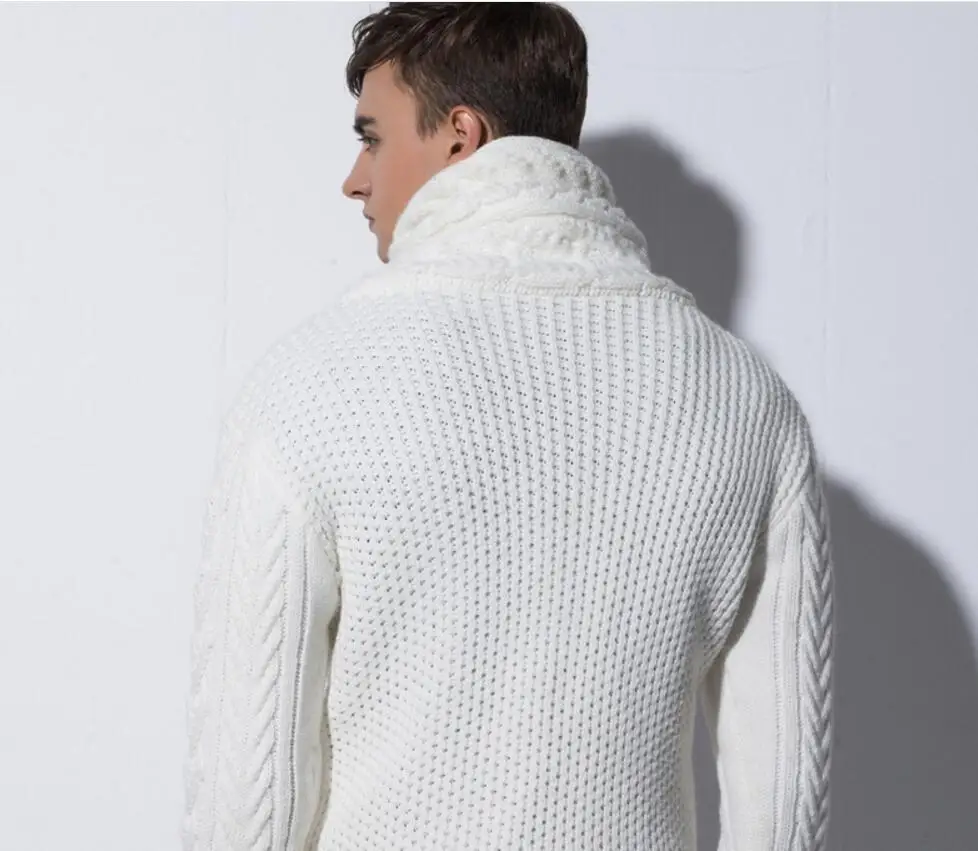 2018 Новые свитера Для мужчин модные Стиль осень-зима вязаный пэчворк Качество пуловер Для мужчин Повседневное Для мужчин свитер S-XXL