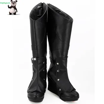 

Marvel Guardians Of The Galaxy Vol. 2 Gamora Black Cosplay Shoes Long Boots Custom Made For Hallowee Christmas CosplayLove