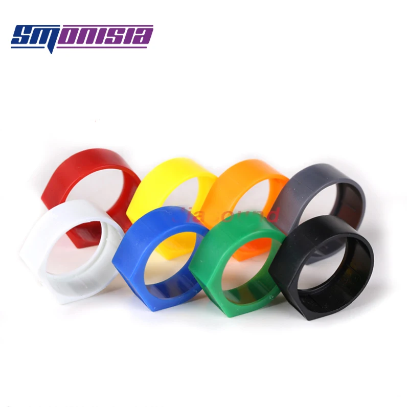 Smonisia 50 шт. кольца для XLR Мужской Женский штекер многоцветное кольцо