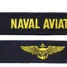 Нам военно-морского флота aviatorcustom логотип Вышивка Ткань брелок
