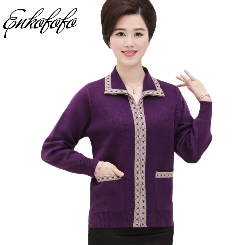 Autumn and Winter Female New Cashmere Sweaters Cardigan