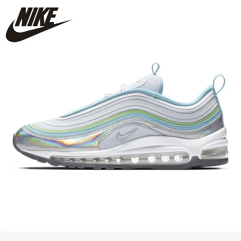 Оригинальный Nike Air Max 97 Для женщин беговая Обувь напольная, удобная Сникеры на воздушной подушке # BV6670-101-013