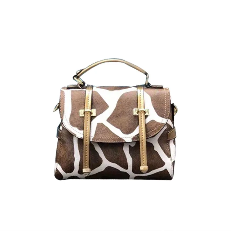 

Handbags for women 2018 with Cow Stripes Crossbody Bags for Women