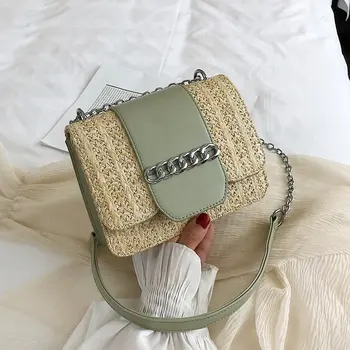 

Vintage Cute Girl Crossbody Package Big Size Famous Designer Straw Shoulder Bag New Arrival Spanish Brand Shoulder Messenger Bag