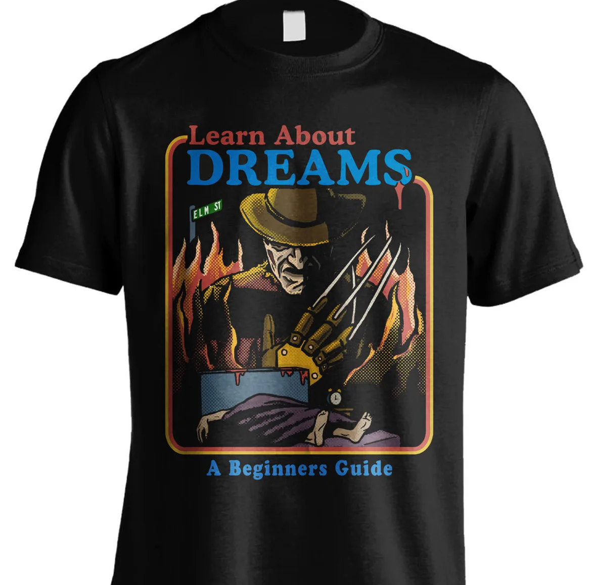 

Freddy Krueger Nightmare On Elm Street Dreams Official Tee T Shirt Mens Unisex New 2018 Fashion Mens T Shirts