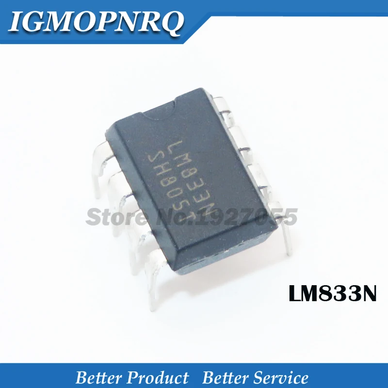 20PCS Free shipping LM833N DIP8 LM833 DIP 833N new and original | Электронные компоненты и принадлежности