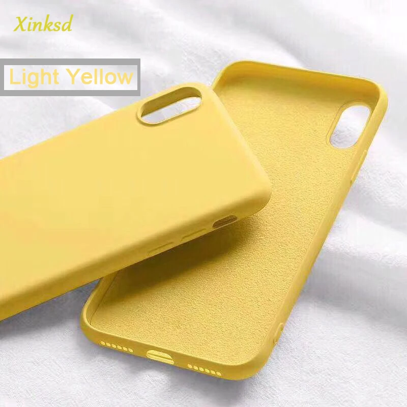 

Original Liquid Silicone Case For Redmi GO Note 7 7 Pro Cases On Xiaomi Mi A2 8 8 lite SE Mi 9 9SE 6X Soft TPU Candy Phone Cover