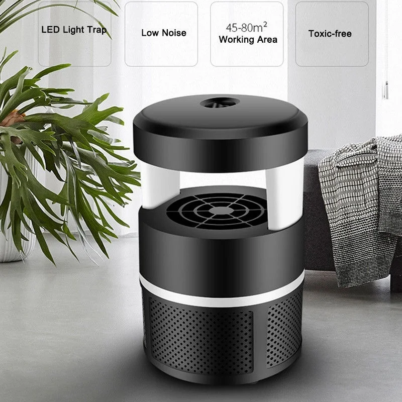 

5W LED Electric Mosquito Killer USB Lamp Photocatalysis LED Bug Outdoor Insect Zapper Pest Trap Light Radiationless