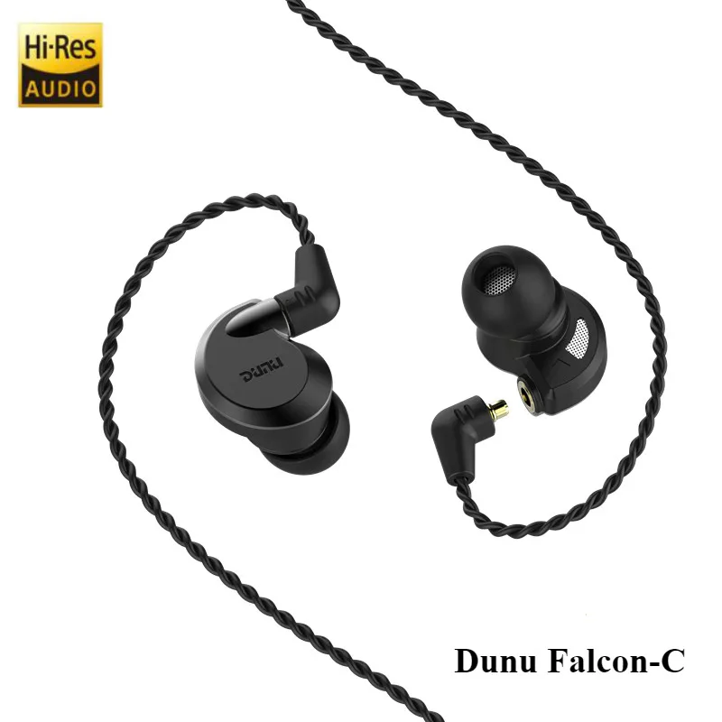 

Dunu Falcon-C Hi-Res Audio Earphone Dynamic IEM-CNT(Carbon nanotubes) Diaphragm Earbud Hi fi Stereo in ear Headset Replace Cable