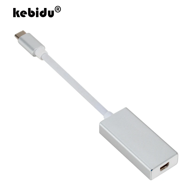 USB C к Mini Displayport адаптер USB3.1 Type c DisplayPort конвертер для Macbook нового Apple Macbook/ChromeBook