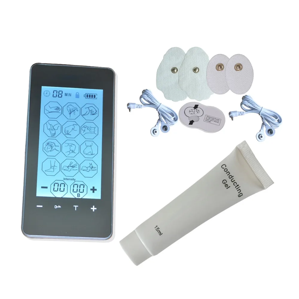 FDA New Dual Channel Touch Screen Smart Tens Unit Electric Pulse