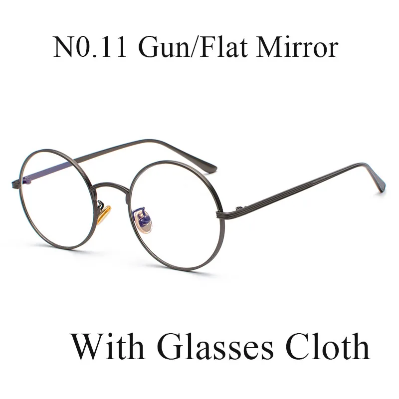 Роскошные брендовые круглые металлические солнцезащитные очки в стиле стимпанк для женщин и мужчин, винтажные Ретро женские солнцезащитные очки с линзами, модные мужские очки Oculos gafas - Цвет линз: N0.11