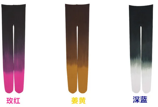 Ombre Tights Gradient Pantyhose 5