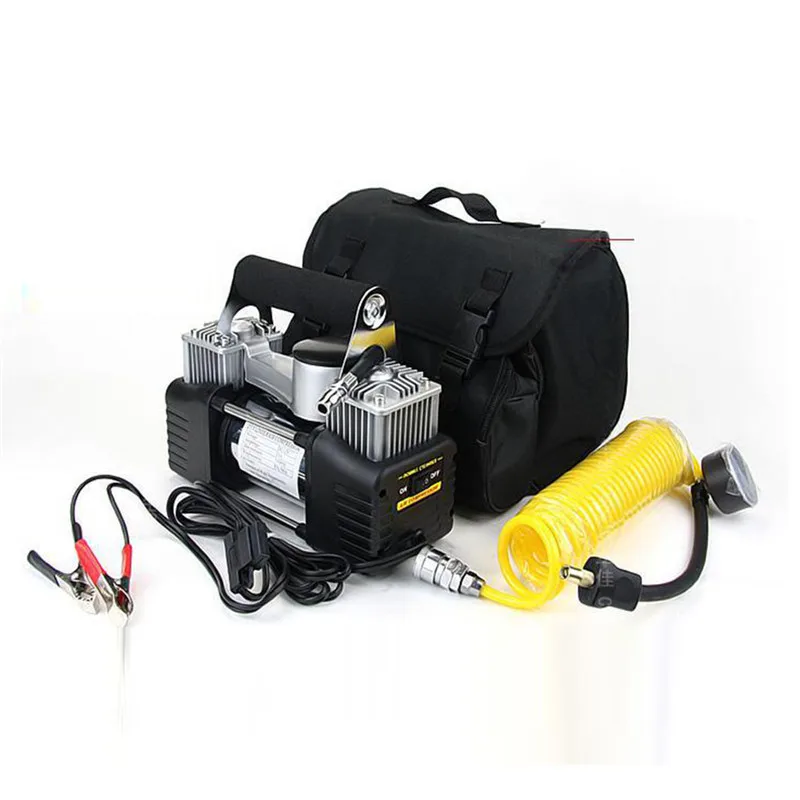 

Car Air Compressor/Tyre Inflator Dual Cylinder 12V Air Compressor Pump Car Tyre Tire Inflator 150PSI New dropship j18