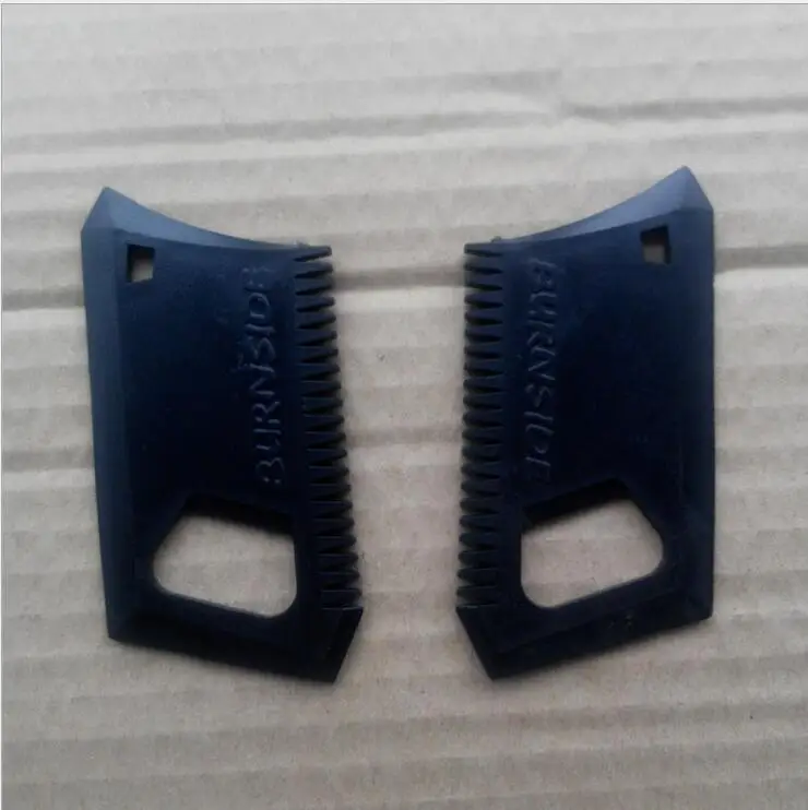 Plastic black surf wax comb 10 pcs