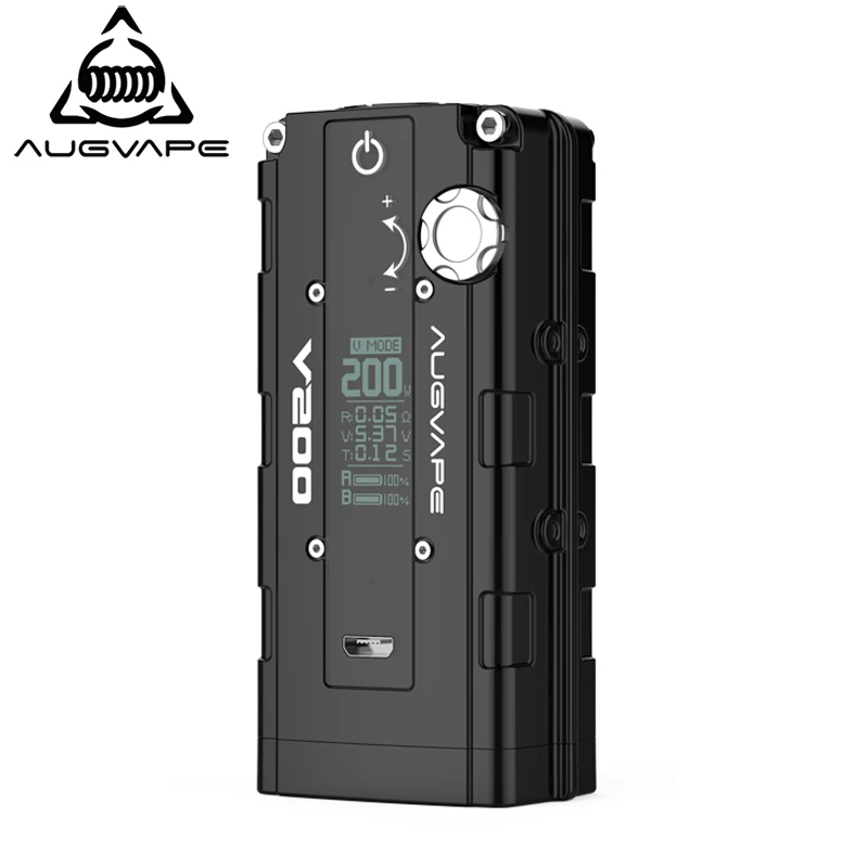 Augvape V200 поле mod vape автоматический байпас V режим Поддержка Двойной 18650 Батарея