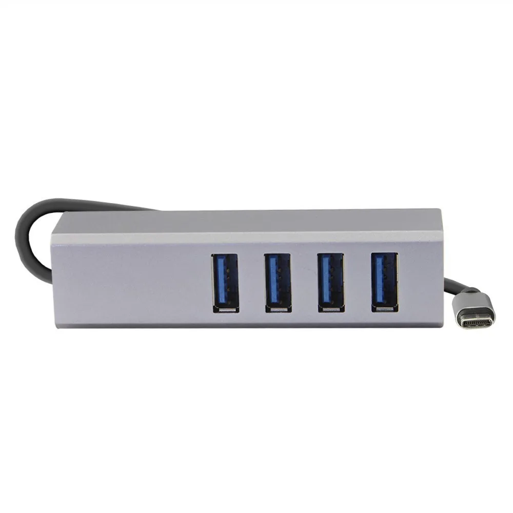 Type C Hub 3.0 USB 4 Ports OTG USB Splitter With Power Interface Super Speed Multi Adapter For PC Laptop Computer Accessoriess