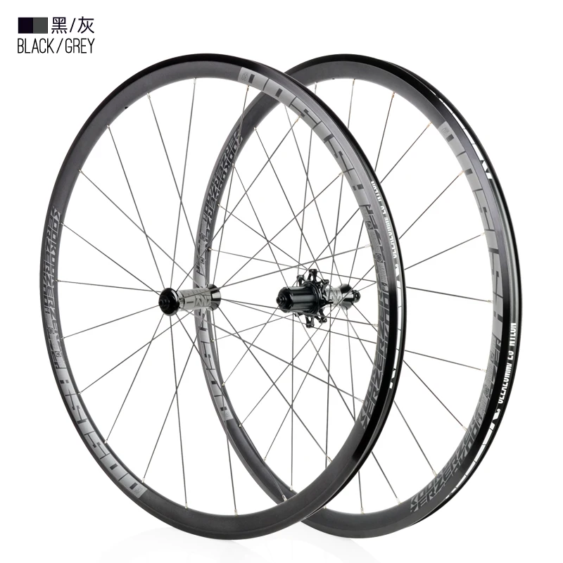 Excellent High quality Bicycle wheel 700C High 30mm Caliper Brake Aluminium alloy Road Bike wheelset 700c x19-32c tyre Front rear wheelset 10