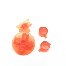 Прозрачный Красный Замена dmg и пуговицы набор для Nintend Gameboy ГБ портативной консоли