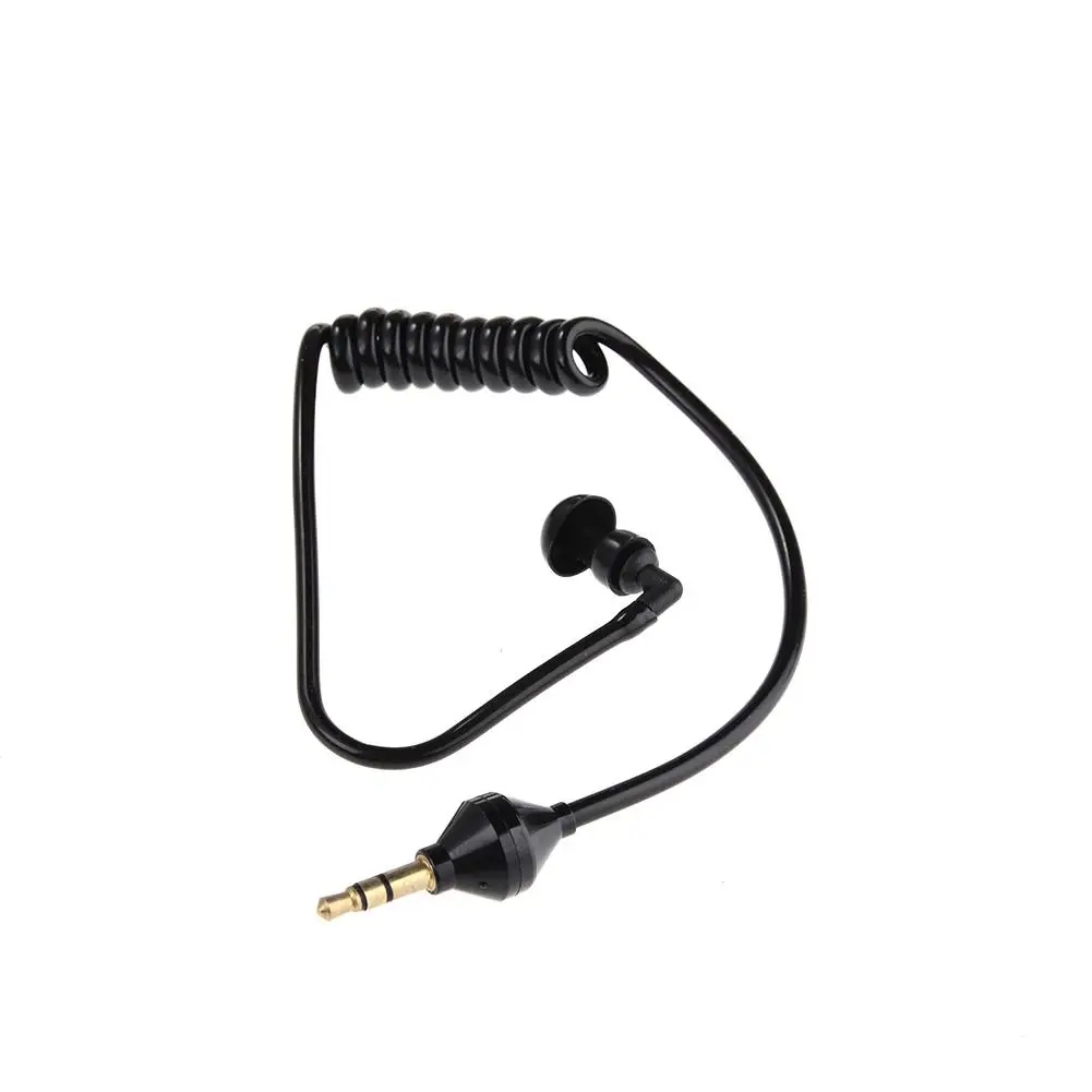 

3.5mm Coil Single Listening Earphone Flexible Air Acoustic Tube In Ear Stereo Headset For MP3 Mobile Phone Bluetooth Receiver