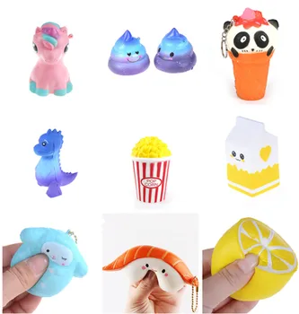 

Jumbo Squishy Toys Children Slow Rising Antistress Toy Cat Hamburger Fries Squishies Stress Relief Toy Funny Kids Gift Toy