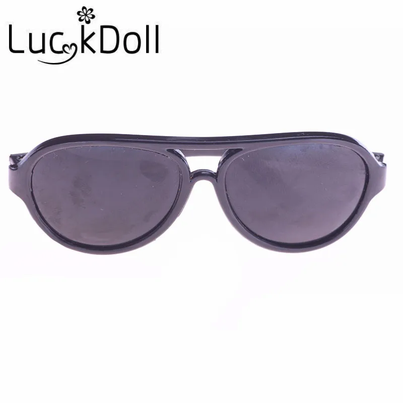 LUCKDOLL эллиптической формы солнцезащитные очки подходят 18 дюймов Американский 43 см детская кукла одежда аксессуары, игрушки для девочек, поколение, подарок на день рождения