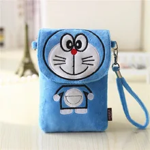 Мультяшный baymax/hello kitty pokonyan, плюшевый Кошелек с принтами, маленькая сумочка, мини сумка-мессенджер, сумки через плечо, bolsa для девочек, двойное использование