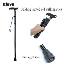

Cleye New Arrival Old Man Trekking Cane Anti-Slip Cane Elderly Adjustable Telescopic Walking Stick Camping Trip Truncheon