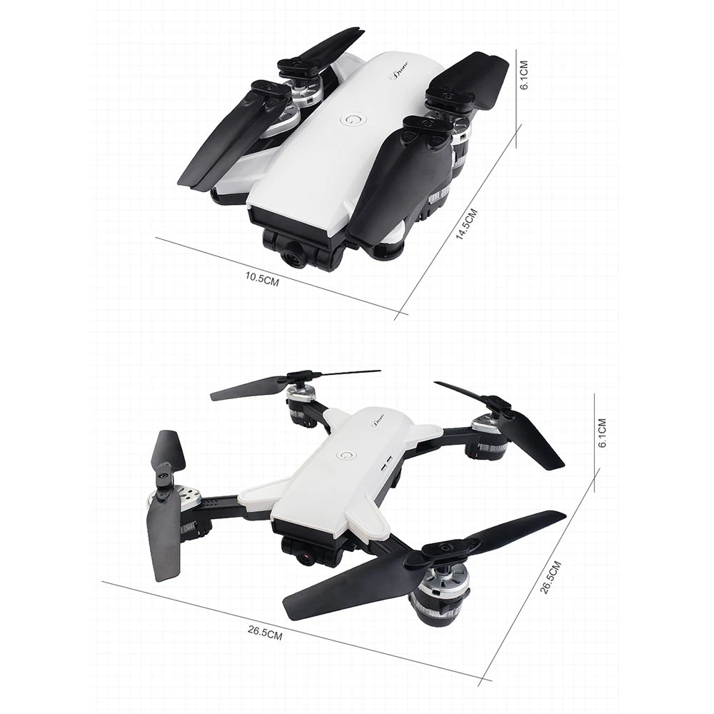 

lensoul 2.4GHz 4 Channel 6 Axis Gyro WiFi Camera Altitude Hold Remote Folding Quadcopter FPV Aircraft Drone UAV Gift