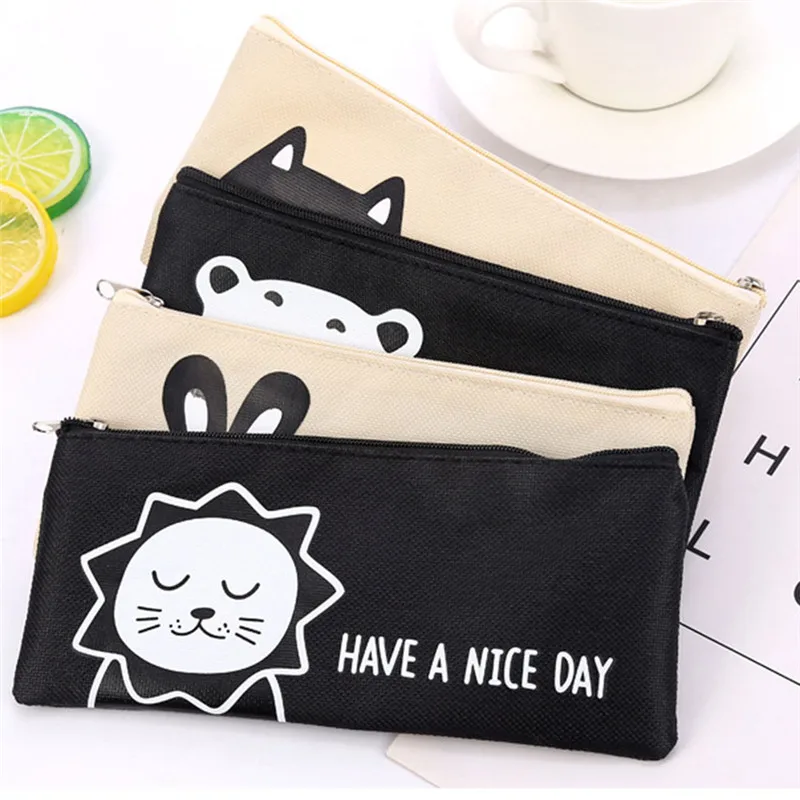 

Kawaii Animal Zipper Toothbrush Cosmetic Bag Waterproof Portable Makeup Bag Travel Necessity Beauty Case Wash Pouch