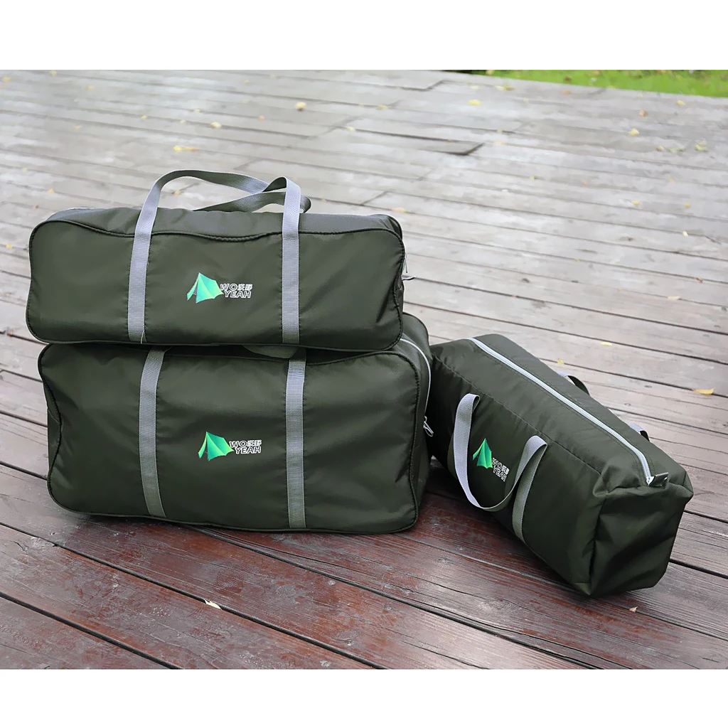 Perfeclan Outdoor Travel Duffel Bag Camping Equipment Zipper Storage Bag Multi-Function Large Capacity Sundries Container
