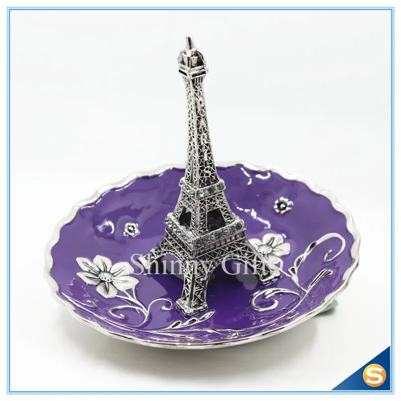 

Znic Alloy Eiffel Tower Design Jewelry Display Stand Jewelry Organizer Holder Display for Earrings, Bracelets, Necklaces