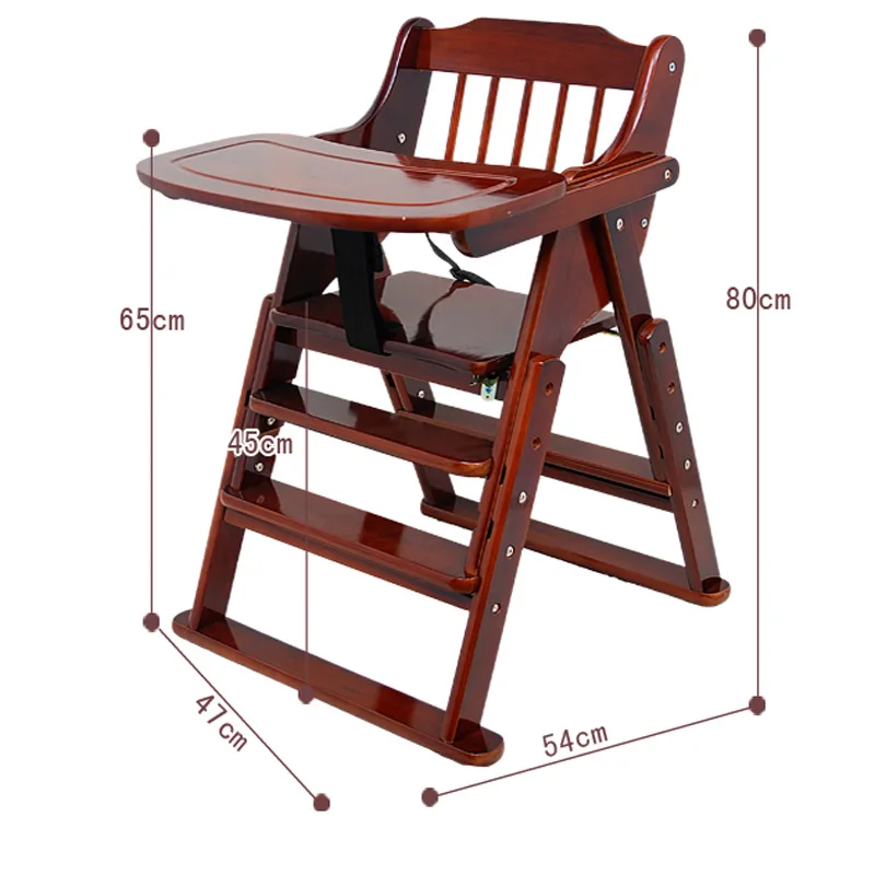 Стульчики для кормления ребенка, детское деревянное складное кресло, многофункциональное портативное детское кресло из твердой древесины, портативное складное кресло