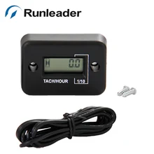 1 шт. газовый двигатель MX черный Тахометр Счетчик часов для бензинового двигателя мотоцикла морская бензопила ATV Лодка газонокосилка